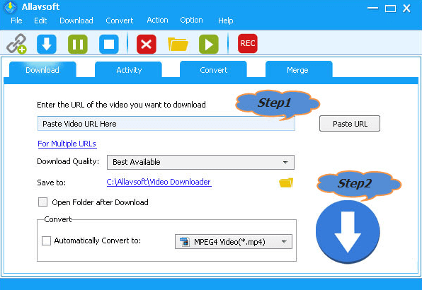 Allavsoft Video and Music Downloader