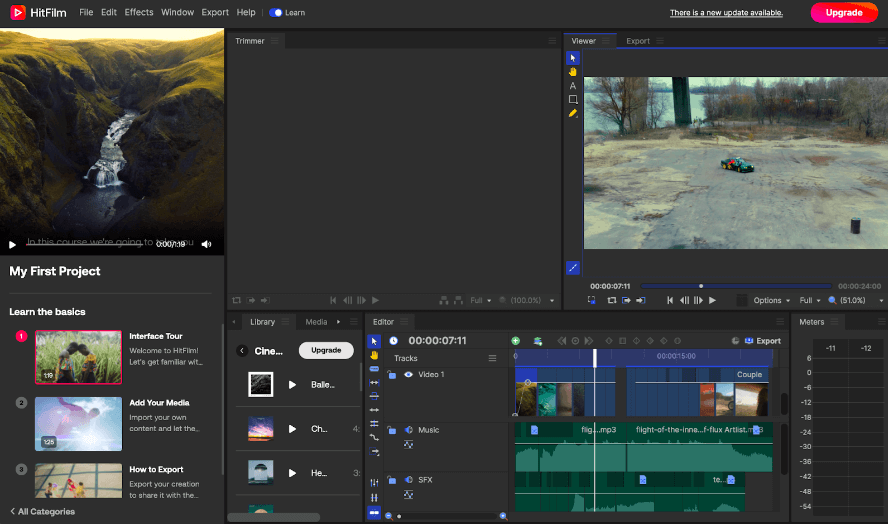 HitFilm Free video editing software