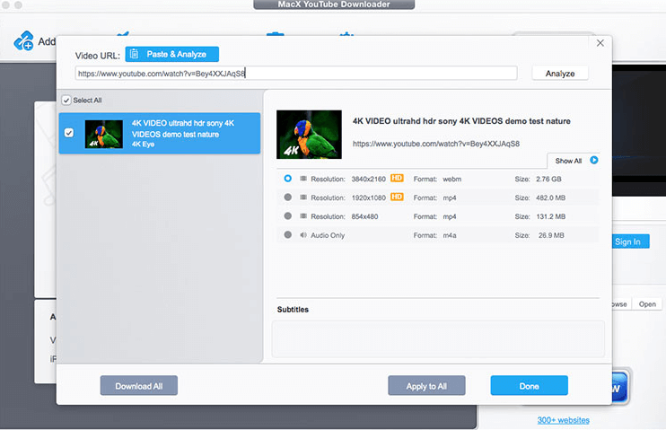 MacX YouTube Downloader
