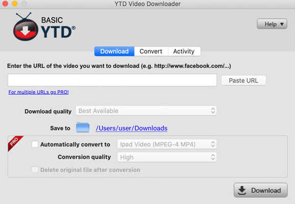 YTD Video Downloader for Mac
