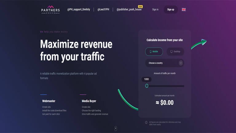 Partners House Advertising Network