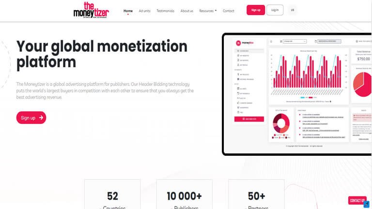 The Moneytizer The Top Ad Network